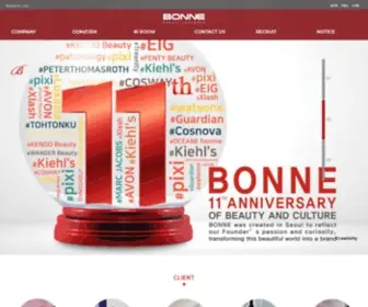 Bonne.co.kr(No.1 beauty platform manager) Screenshot