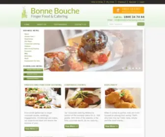 Bonnebouchecatering.com.au(Party finger food) Screenshot