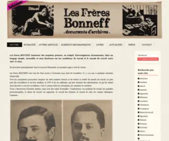 Bonneff.com(Frères) Screenshot