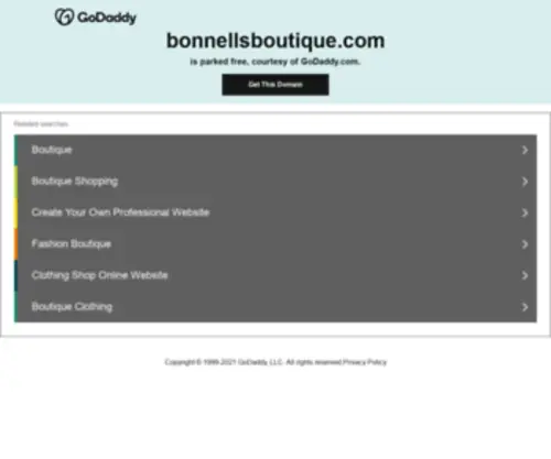 Bonnellsboutique.com(Bonnellsboutique) Screenshot