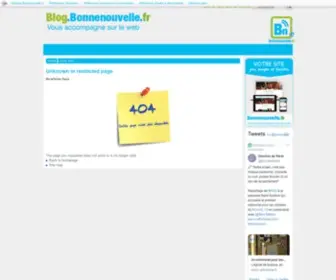 Bonnenouvelle.fr(Sites de communautés chrétiennes) Screenshot