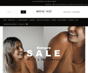 Bonnenuit.com.ar(Tienda online de Bonne Nuit) Screenshot