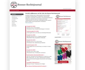 Bonner-Rechtsjournal.de(Bonner Rechtsjournal) Screenshot