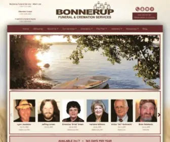 Bonnerupfuneralservice.com(Bonnerup funeral & cremation services) Screenshot