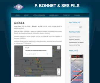 Bonnet-Fils.com(Bonnet & ses Fils) Screenshot