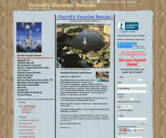 Bonnetcreekvacationrentals.com(Wyndham Bonnet Creek Resort Rental) Screenshot