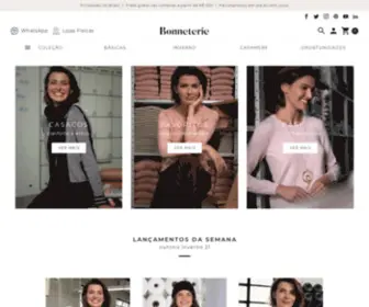 Bonneterie.com.br(Malharia e Loja de Tricot Premium) Screenshot