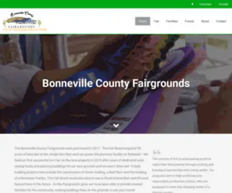 Bonnevillecountyfairgrounds.com(Bonneville County Fairgrounds) Screenshot