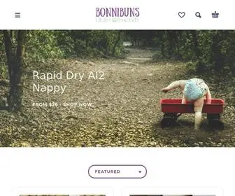 Bonnibuns.com.au(Eco Cloth Nappies with Style) Screenshot