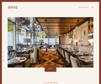 Bonnie-Restaurant.com(Restaurant, bar, club) Screenshot