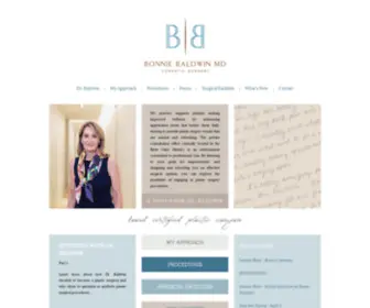 Bonniebaldwinmd.com(Cosmetic Surgery) Screenshot