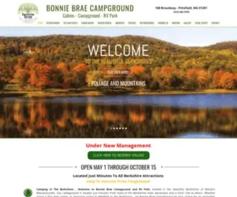 Bonniebraecampground.com(Camping In The Berkshires) Screenshot