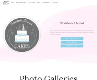 Bonniebrunt.com(Wedding Cakes and Much More in Columbia SC) Screenshot