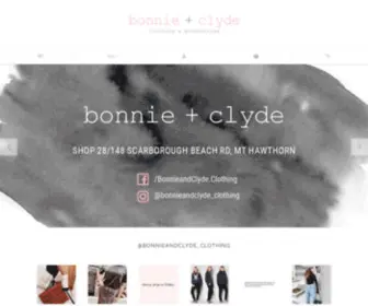 Bonnieclyde.com.au(bonnieclyde) Screenshot