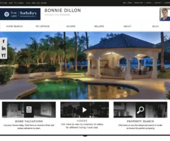 Bonniedillon.com(Phoenix Real Estate) Screenshot