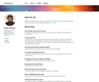 Bonnieeisenman.com(Bonnie Eisenman) Screenshot