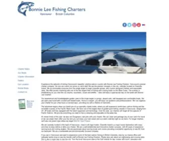 Bonnielee.com(Saltwater Salmon Fishing Charters Vancouver BC Canada) Screenshot