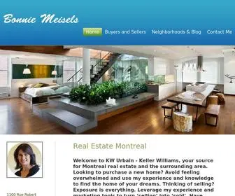 Bonniemeisels.com(Montreal homes for sale) Screenshot