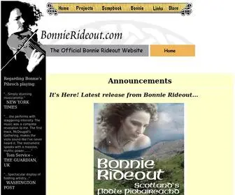 Bonnierideout.com(Bonnie Rideout) Screenshot