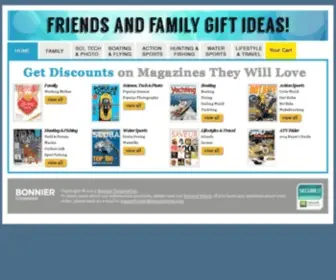 Bonnierstore.com(Gift Ideas and Discounts on Magazines from Bonnier Corporation) Screenshot