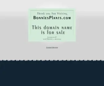 Bonniesplants.com(Koi and pond specialist your one stop for information and sales of aquatic) Screenshot