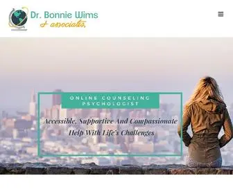 Bonniewims.com(Dr Bonnie Wims and associates) Screenshot