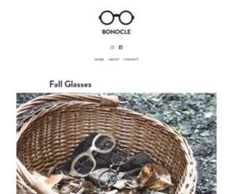 Bonocle.com(Your Eyewear Blog) Screenshot