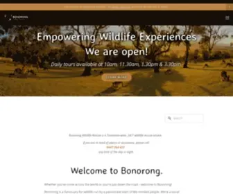 Bonorong.com.au(Bonorong Wildlife Sanctuary) Screenshot