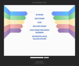 Bonovoip.com(Gestion Bonovoip) Screenshot