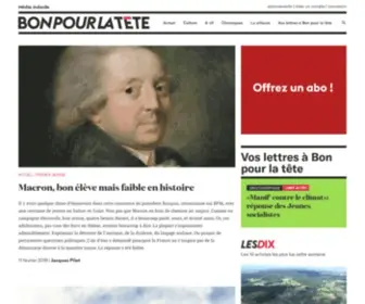 Bonpourlatete.com(Média indocile) Screenshot
