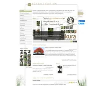 Bonsai-Creation.com(Bonsaï Création) Screenshot