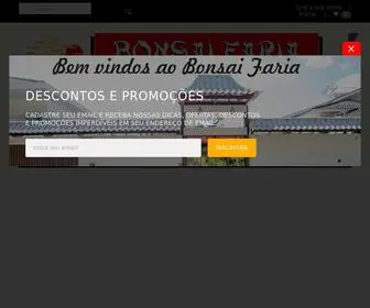 Bonsaifaria.com(Loja Bonsai Faria) Screenshot