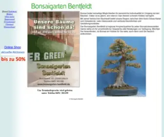 Bonsaigarten-Bentfeldt.de(Bonsaigarten Bentfeldt) Screenshot