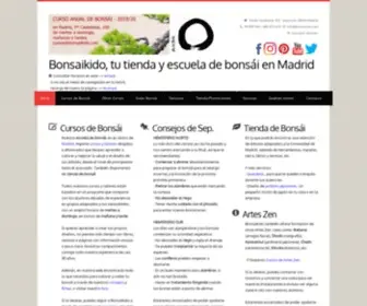 Bonsaikido.com(Tienda y Escuela de Bonsái en Madrid capital) Screenshot