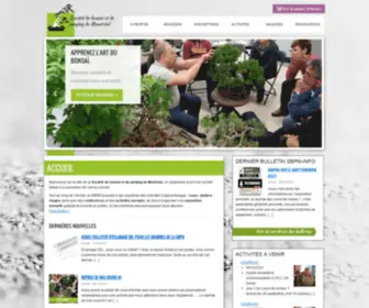 Bonsaimontreal.com(Société de bonsaï et de penjing de Montréal) Screenshot