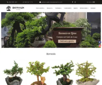 Bonsaisenlima.com(Bonsais, Venta de Bonsais, Bonsais en lima, envíos de Bonsais, envíos de Bonsais a provincias, regalos Perú, Bonsais delivery) Screenshot