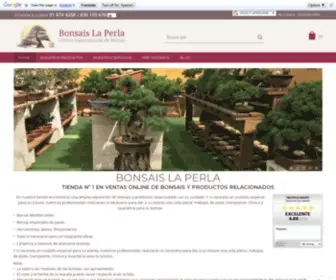 Bonsaislaperla.net(Bonsais la Perla) Screenshot