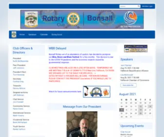 Bonsallrotary.com(Rotary Club of Bonsall) Screenshot