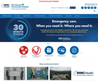 Bonsecourscommunityhosp.org(Bonsecourscommunityhosp) Screenshot