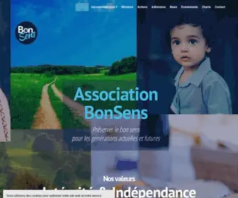 Bonsens.info(Accueil) Screenshot