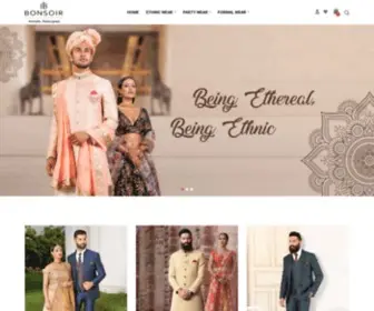 Bonsoir.co.in(Indian Wedding Clothing for Men) Screenshot