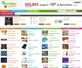 Bonsplansdunet.com(Bons Plans du Net) Screenshot