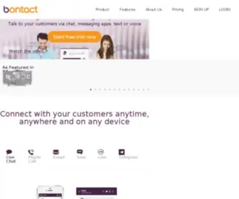 Bontact.com(Home) Screenshot
