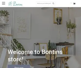 Bontins.com(Buy Home Decor) Screenshot