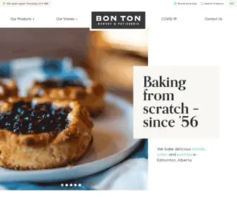 Bonton.ca(Bon Ton Bakery Edmonton Authentic Artisanal Bakery) Screenshot