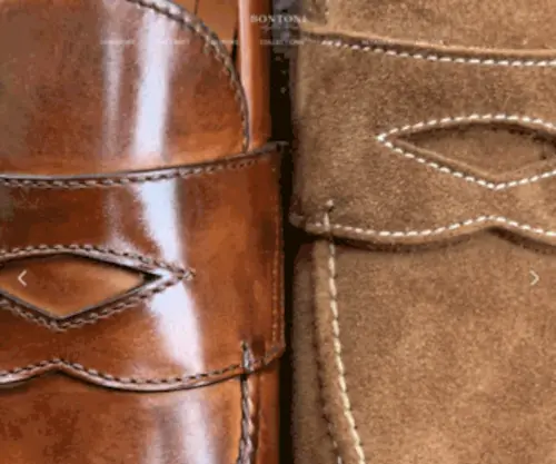 Bontoni.com(Handcrafted Italian Men's Shoes) Screenshot