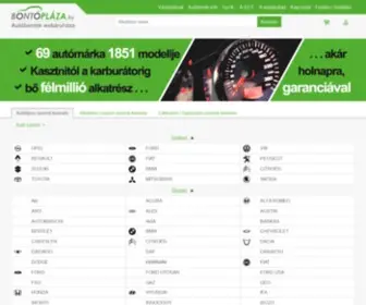 Bontoplaza.hu(Autóbontók Webáruháza) Screenshot