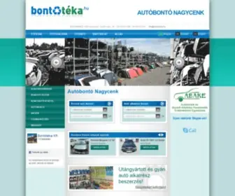 Bontoteka.hu(Főoldal) Screenshot