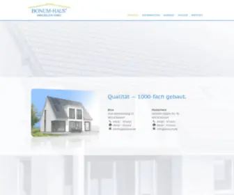 Bonum.com(BONUM-Haus Immobilien GmbH, Altdorf) Screenshot