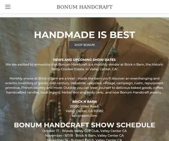 Bonumhandcraft.com(BONUM HANDCRAFT) Screenshot